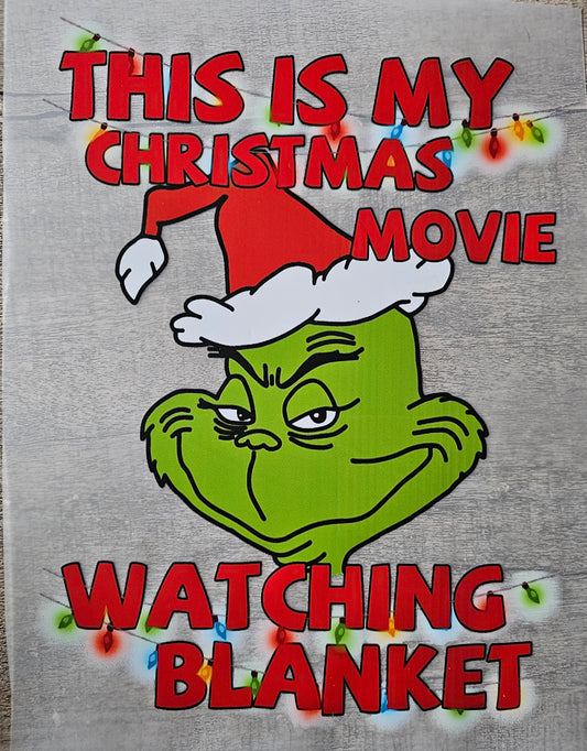 Christmas Watching Blanket DTF