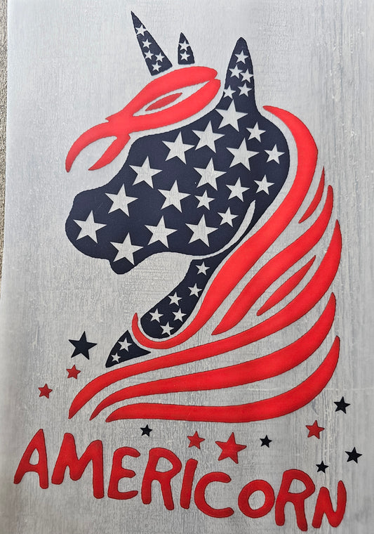 4th of July Unicorn - Kids DTF