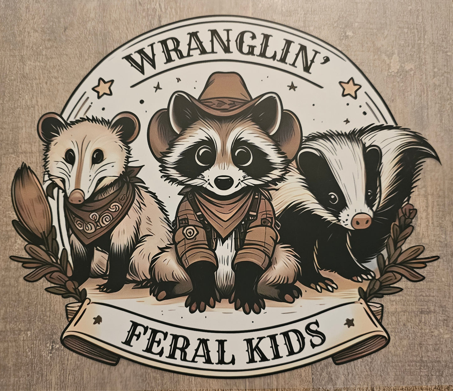 Wranglin' Feral Kids DTF