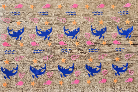Dolphin Pen/Bookmark Wrap Sheet