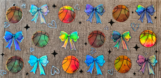 Holographic Basketball 16oz Wrap