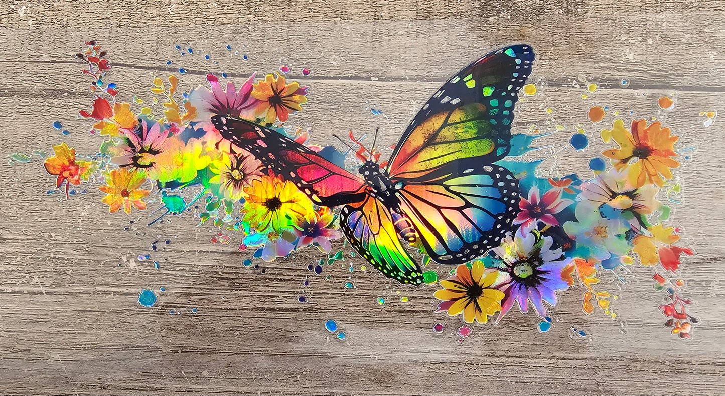 Butterfly Holographic 16oz Wrap
