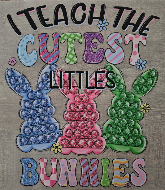Easter Bunnies Teacher DTF