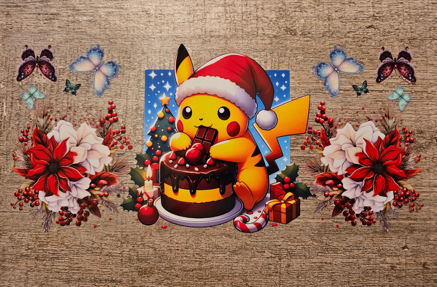 Christmas Pocket Monster 16oz Wrap