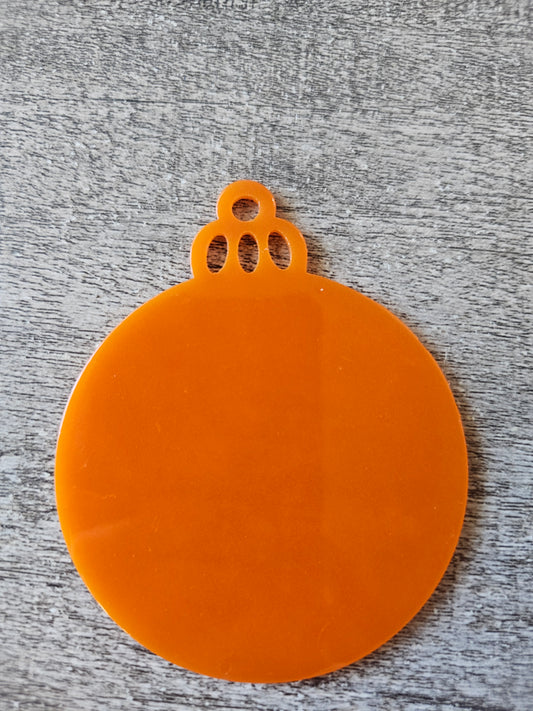 Orange Ornament Blank