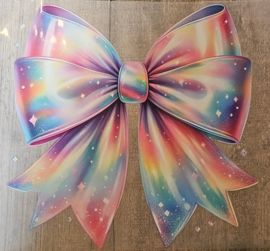 Rainbow Bow DTF