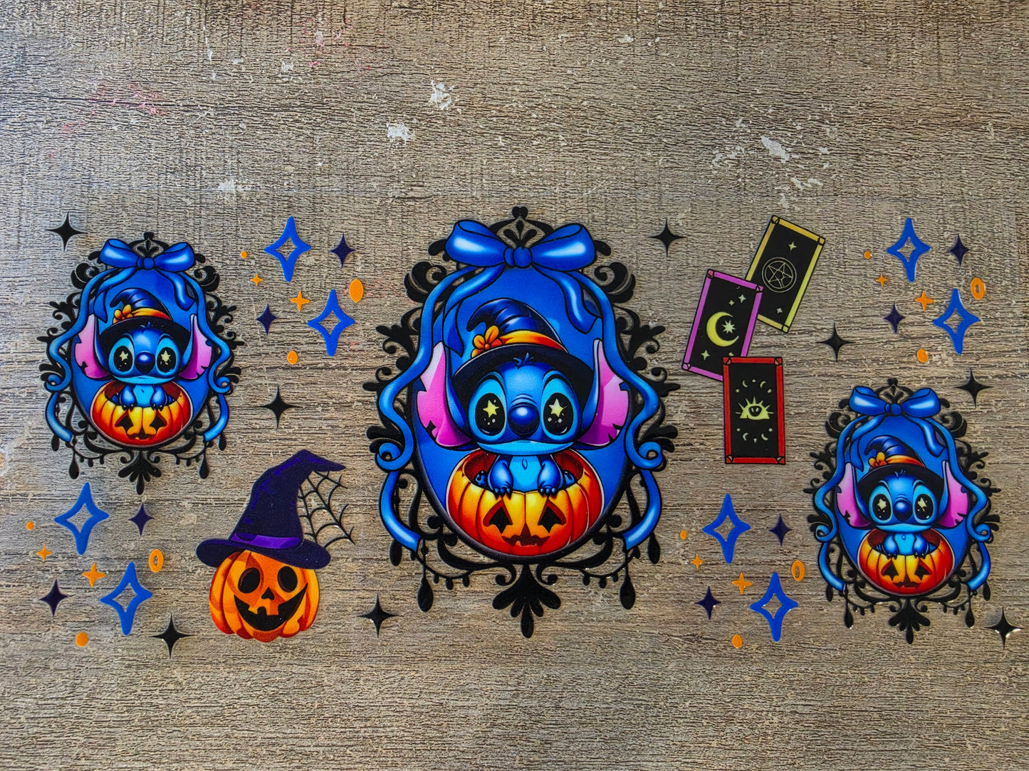 Halloween Blue Alien 16oz Wrap