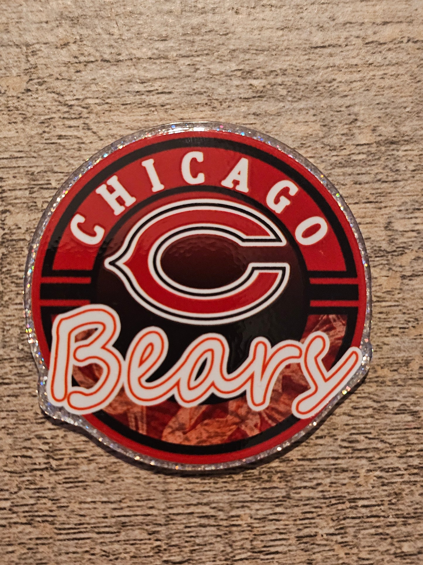 Football Acrylic Flat Back