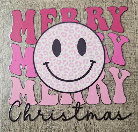 Merry Christmas 4in Decal