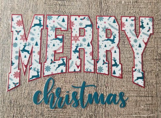 Merry Christmas 4in Decal