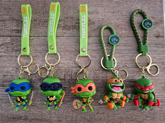 Fighting Turtle Keychains