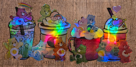 Holographic Bears 16oz Wrap