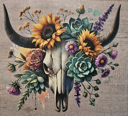 Western Skull DTF