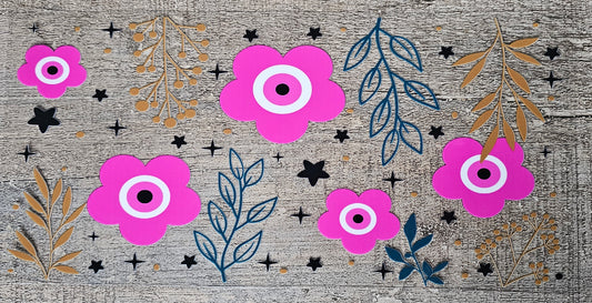 Flowers 16oz Wrap