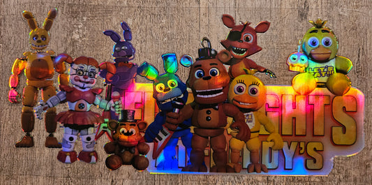 Holographic FNAF 16oz Wrap