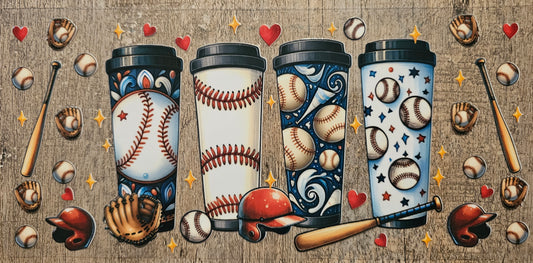 Baseball 16oz Wrap