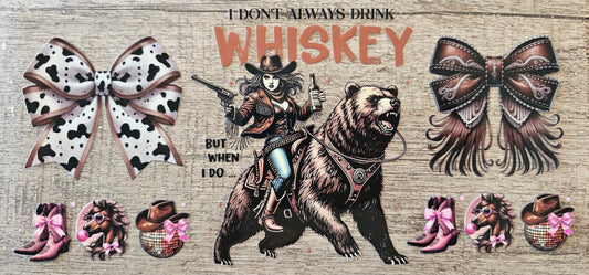 Western Whiskey 16oz Wrap