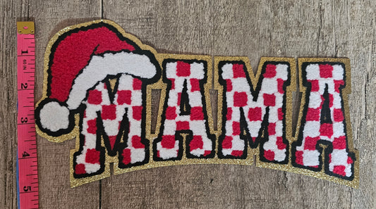 Christmas Santa Mama Patch