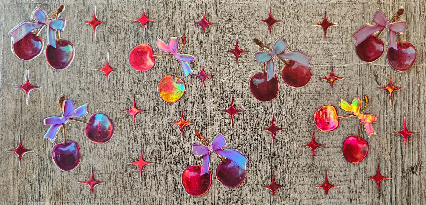Holographic Cherries 16oz Wrap