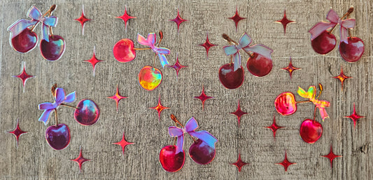 Holographic Cherries 16oz Wrap