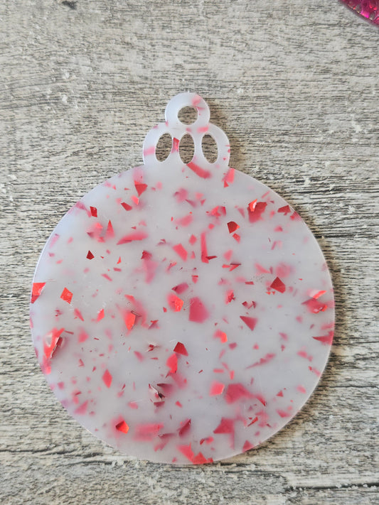 Red Ornament Blank