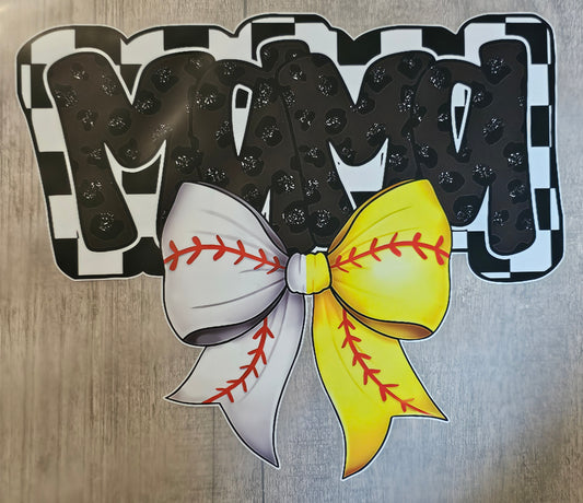 Mama of Both Baseball Softball DTF