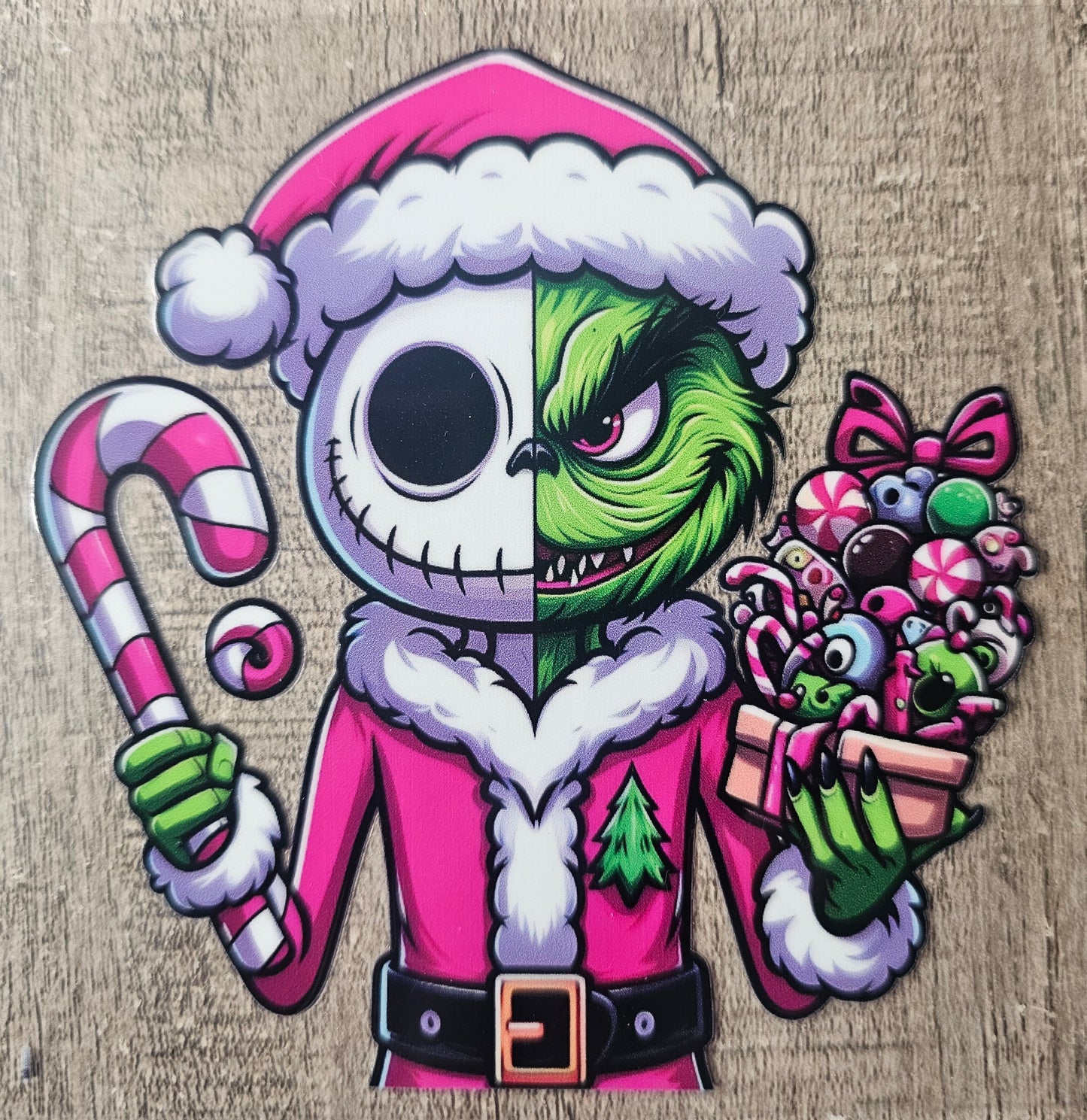NBC and Green Man Mash Up 4in Decal