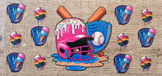 Baseball 16oz Wrap