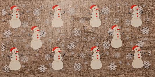 Christmas Snowman 16oz Wrap