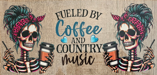 Western Coffee and Music 16oz Wrap