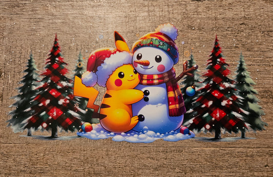 Christmas Pocket Monster 16oz Wrap