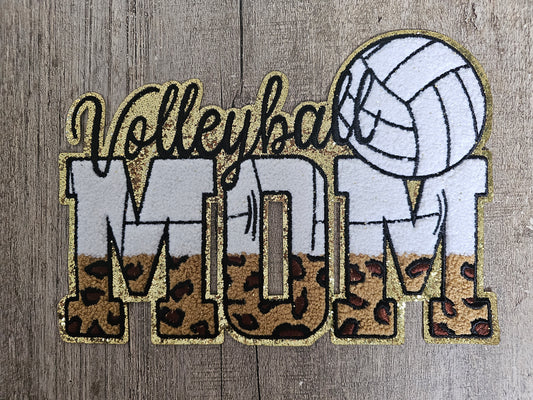 Volleyball Mama Patch