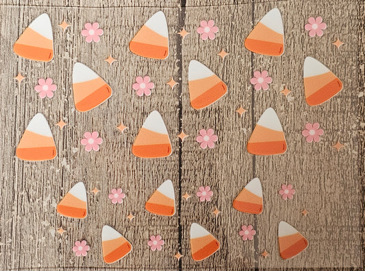 Candy Corn 3oz Tumbler Wrap